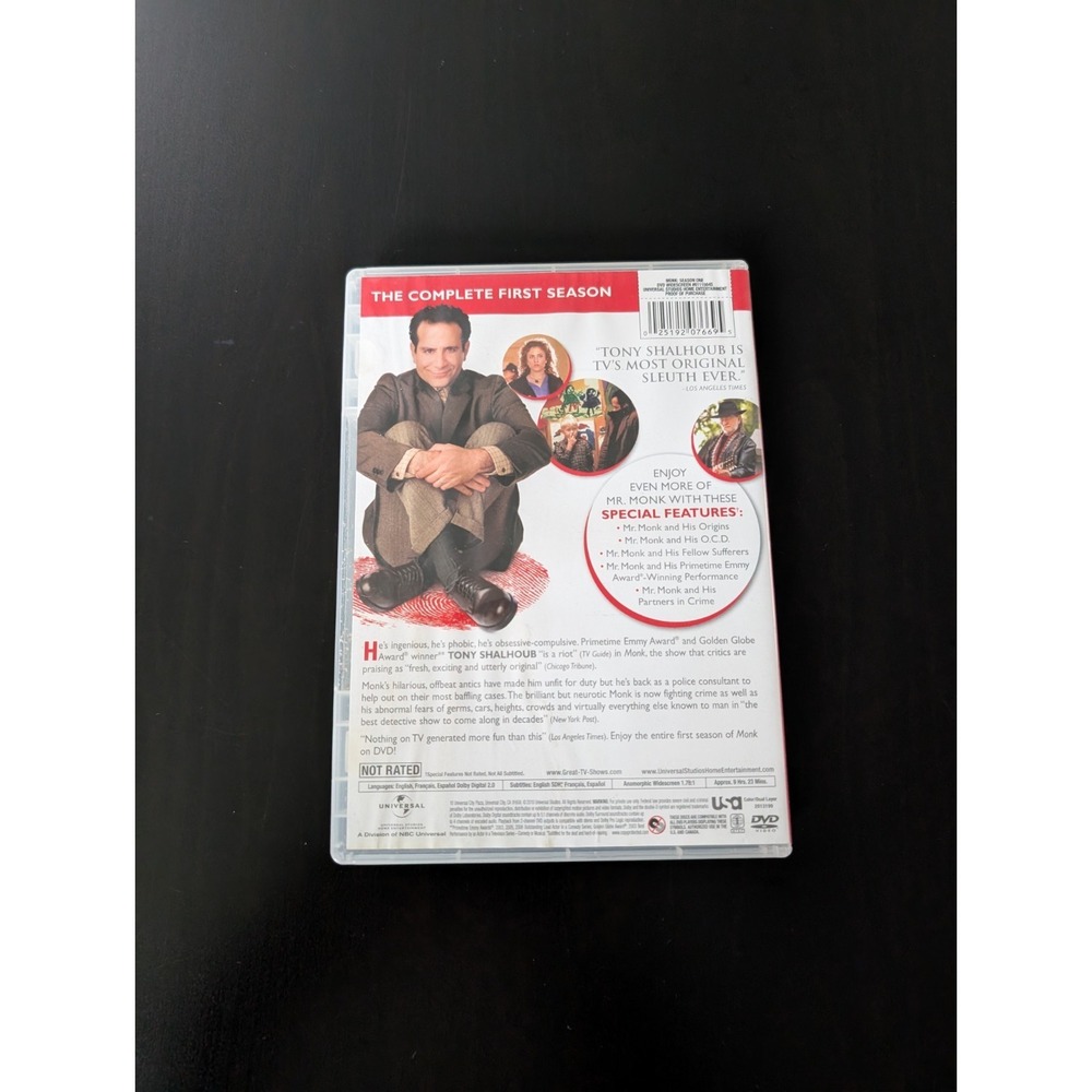 Monk: Season 1 - DVD - GOOD - Picture 3 of 11